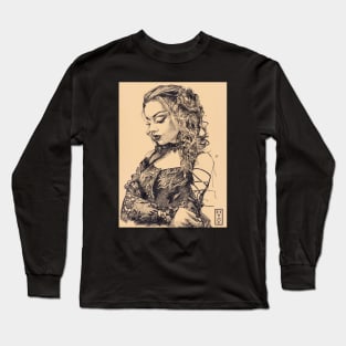 Goth Girl Long Sleeve T-Shirt